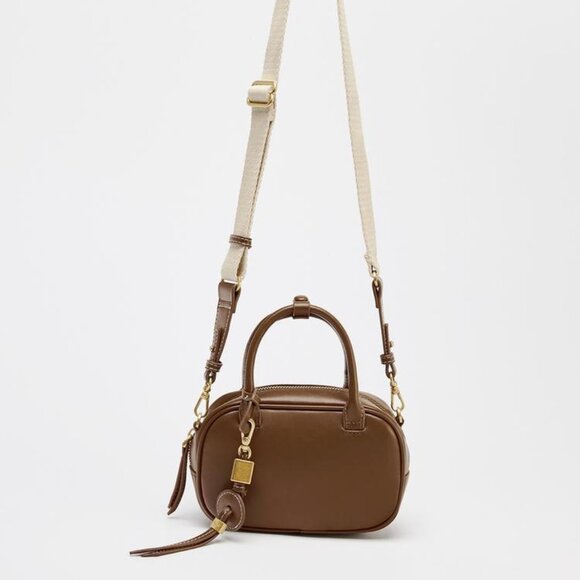 Zara Viral (Miu Miu Inspired) MINI TOPSTITCHED BAG - Picture 4 of 7